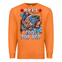 Carrot reel cool pop pop american flag bass Premium Sweatshirt - LillyAllenDesigns