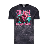 Cloud Black crush breast cancer Vintage Tee - AdoDesignShop