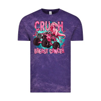 Cloud Purple crush breast cancer Vintage Tee - AdoDesignShop