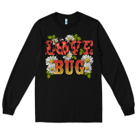 Black ladybug love bug Long Sleeve Tee - BarkalooDesign