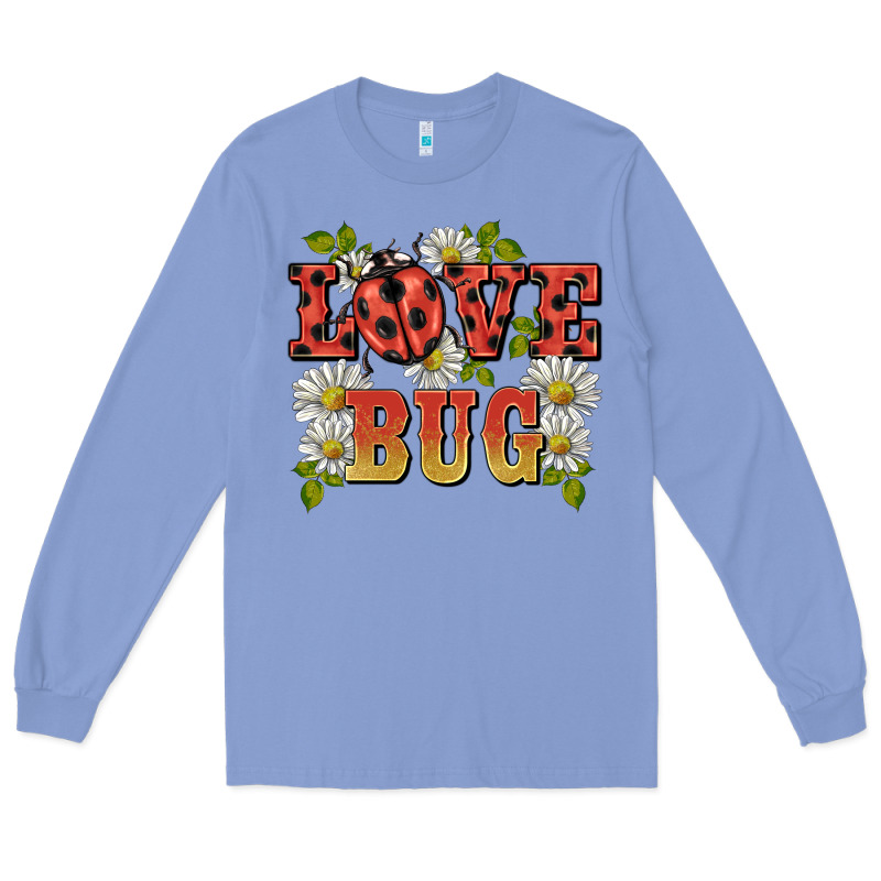 Ladybug Love Bug Long Sleeve Tee by BarkalooDesign | Teevron