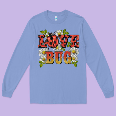 Ladybug Love Bug Long Sleeve Tee Designed By Barkaloodesign
