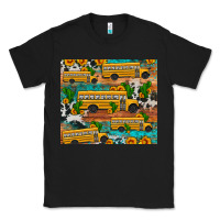 Black school bus cactus sunflower Classic Tee - Artiststas