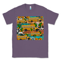 Lavender school bus cactus sunflower Classic Tee - Artiststas