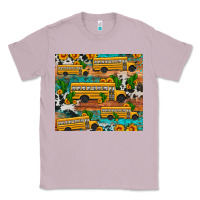 Lilac school bus cactus sunflower Classic Tee - Artiststas