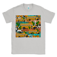 Moon Dust school bus cactus sunflower Classic Tee - Artiststas