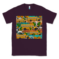 Plum school bus cactus sunflower Classic Tee - Artiststas