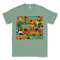 Sage school bus cactus sunflower Classic Tee - Artiststas