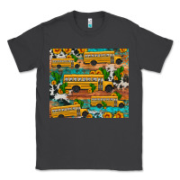 Smoke school bus cactus sunflower Classic Tee - Artiststas