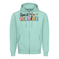 Seafoam spirit lead me Zipper Hoodie - MaliasSmallBusiness