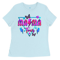 Baby Blue mama tour front Ladies Tee - JahusDesignShop