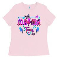Bubblegum Pink mama tour front Ladies Tee - JahusDesignShop