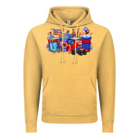 Vintage Mustard american drink Vintage Hoodie - RacoonDesign