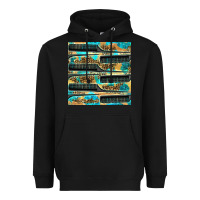 Black Hairdresser Parting Comb With Leopard And Glitter Seamless Pattern Bbs Heavyweight Hoodie - BundleAndBundleShop