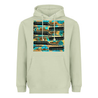 Matcha Hairdresser Parting Comb With Leopard And Glitter Seamless Pattern Bbs Heavyweight Hoodie - BundleAndBundleShop