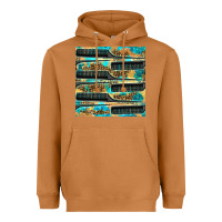 Meerkat Hairdresser Parting Comb With Leopard And Glitter Seamless Pattern Bbs Heavyweight Hoodie - BundleAndBundleShop