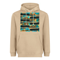 Mushroom Hairdresser Parting Comb With Leopard And Glitter Seamless Pattern Bbs Heavyweight Hoodie - BundleAndBundleShop