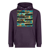 Plum Hairdresser Parting Comb With Leopard And Glitter Seamless Pattern Bbs Heavyweight Hoodie - BundleAndBundleShop
