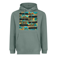 Sage Hairdresser Parting Comb With Leopard And Glitter Seamless Pattern Bbs Heavyweight Hoodie - BundleAndBundleShop