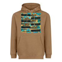 Toasted Coconut Hairdresser Parting Comb With Leopard And Glitter Seamless Pattern Bbs Heavyweight Hoodie - BundleAndBundleShop