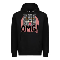 Black omg cat Premium Hoodie - Bettercallsaul