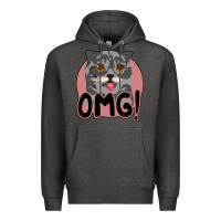 Charcoal Heather omg cat Premium Hoodie - Bettercallsaul