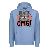 Colony Blue omg cat Premium Hoodie - Bettercallsaul