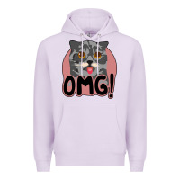 Lilac omg cat Premium Hoodie - Bettercallsaul