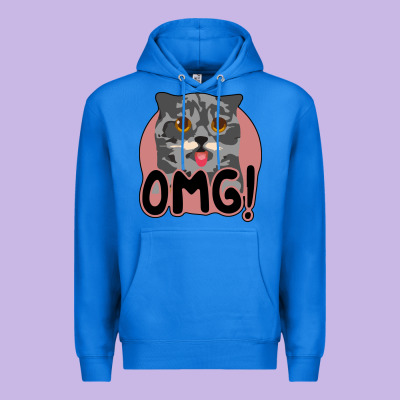 Omg Cat Premium Hoodie Designed By Bettercallsaul