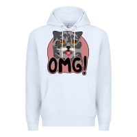 White omg cat Premium Hoodie - Bettercallsaul