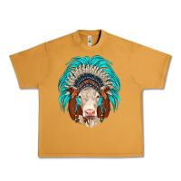 Peanut Butter hereford indian headdress Urban Heavy Tee - JahusDesignShop