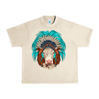 Sandshell hereford indian headdress Urban Heavy Tee - JahusDesignShop