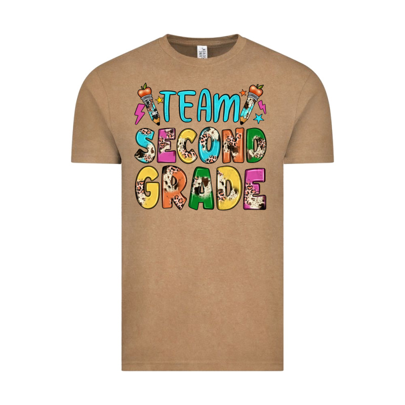 Team Second Grade Vintage Tee by JahusDesignShop | Teevron