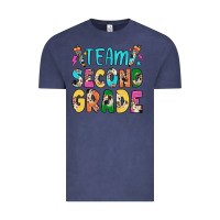 Vintage Denim team second grade Vintage Tee - JahusDesignShop