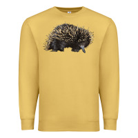Antique Gold short beaked echidna Premium Sweatshirt - LillyAllenDesigns