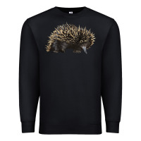Black short beaked echidna Premium Sweatshirt - LillyAllenDesigns