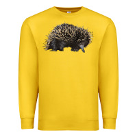 Lemon short beaked echidna Premium Sweatshirt - LillyAllenDesigns