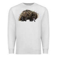 Oatmeal Heather short beaked echidna Premium Sweatshirt - LillyAllenDesigns