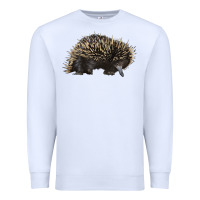 White short beaked echidna Premium Sweatshirt - LillyAllenDesigns
