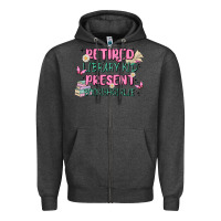 Charcoal Heather retired library kid present bookish girlie Zipper Hoodie - MaliasSmallBusiness