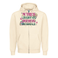 Sandshell retired library kid present bookish girlie Zipper Hoodie - MaliasSmallBusiness