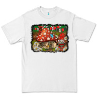 White welcome ladybug gnome background Premium Tee - BarkalooDesign