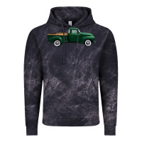 Cloud Black western green truck right side view 1 Vintage Hoodie - FaDigitalArtStudio