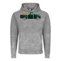 Cloud Rock western green truck right side view 1 Vintage Hoodie - FaDigitalArtStudio