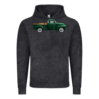 Western Green Truck Right Side View 1 Vintage Hoodie | Teevron