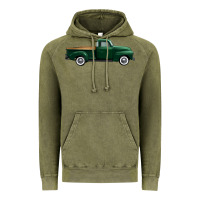 Vintage Olive western green truck right side view 1 Vintage Hoodie - FaDigitalArtStudio