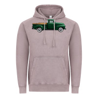 Vintage Zinc western green truck right side view 1 Vintage Hoodie - FaDigitalArtStudio