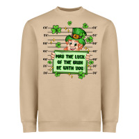 Mushroom may the luck of the irish be with you Heavyweight Sweatshirt - Artiststas