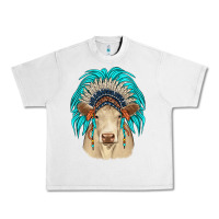 Lunar Rock charolais indian headdress Urban Heavy Tee - JahusDesignShop