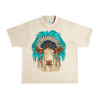Sandshell charolais indian headdress Urban Heavy Tee - JahusDesignShop
